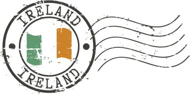 Posta damgası 'Ireland'.