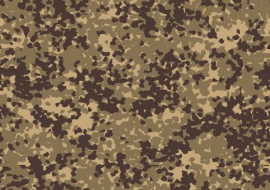 Kamuflaj seamless modeli. Üç renk ve benekli formları.