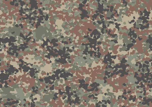 Militär Und Jagd Camouflage Fleckige Nahtlose Muster Fünf Farben Sehr — Stockvektor
