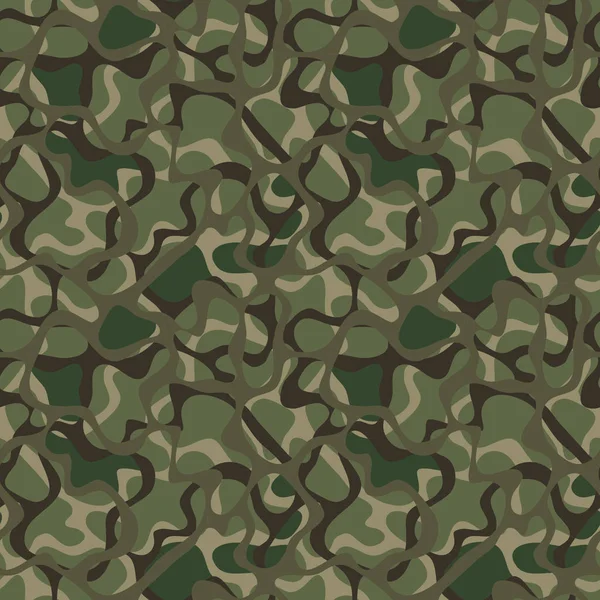 Netzwerk Camouflage Nahtlose Muster Fünf Farben — Stockvektor
