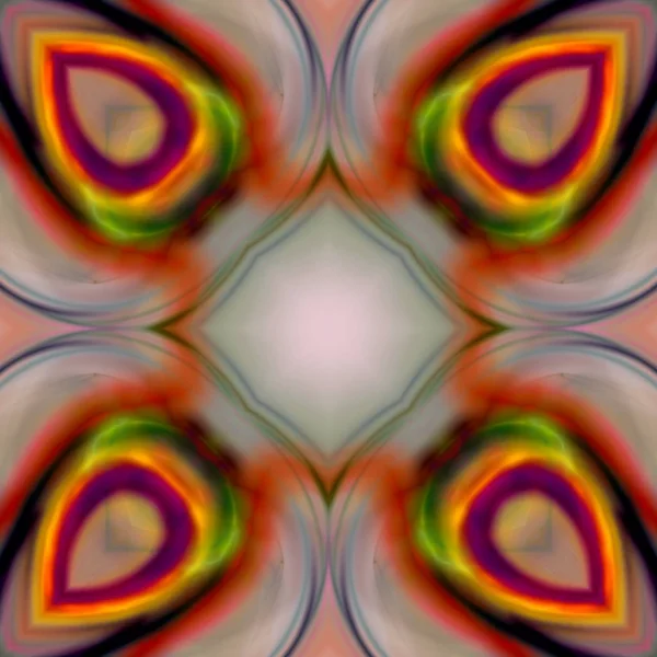 Mürekkep patlayabilir yaymak yumuşak kavramı simetrik desen süs dekoratif çiçek Dürbünü hareketi geometrik daire ve yıldız şekiller soyut boya fırçası oryantal süsler