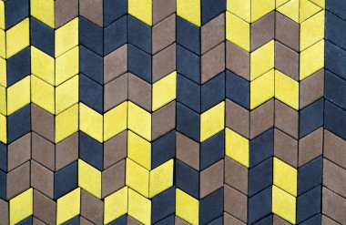 Güzel bir yüksek kaliteli doku ile renkli kaldırım levha yakın çekim.