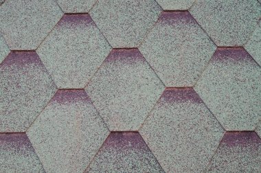 Yumuşak çatı, döşeme. Zona farklı renkler.