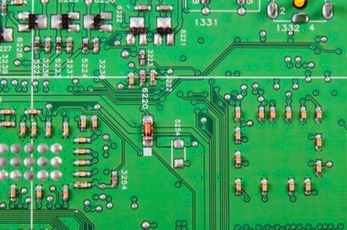 Elektronik tahta duvar kağıdı, Anakart dijital çip. Teknik bilim arka plan.