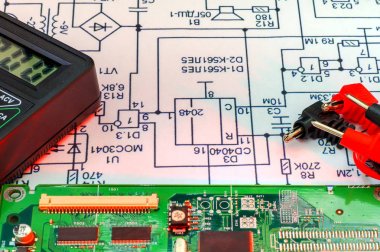 Elektronik, elektronik panoların hizmetleri ve onarımı.