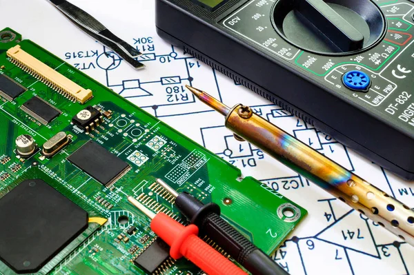 Services and repair of electronics, electronic boards.