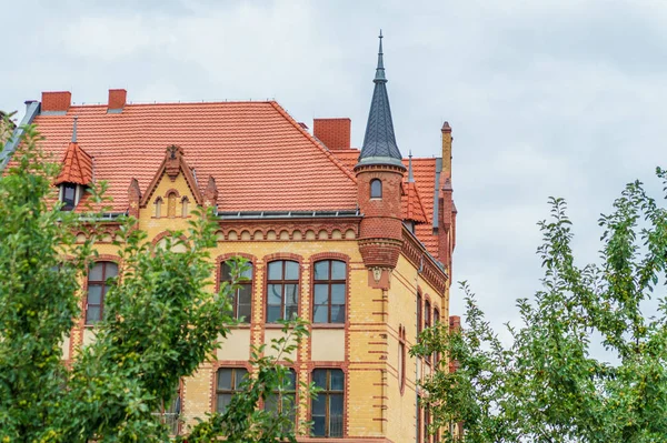 Oude historische architectuur in Poznan-Stad, Polen. — Stockfoto