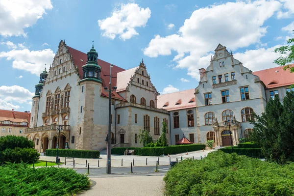 Oude historische architectuur in Poznan-Stad, Polen. — Stockfoto