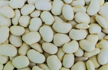 Hasat tan sonra işlenen beyaz fasulyearka planı