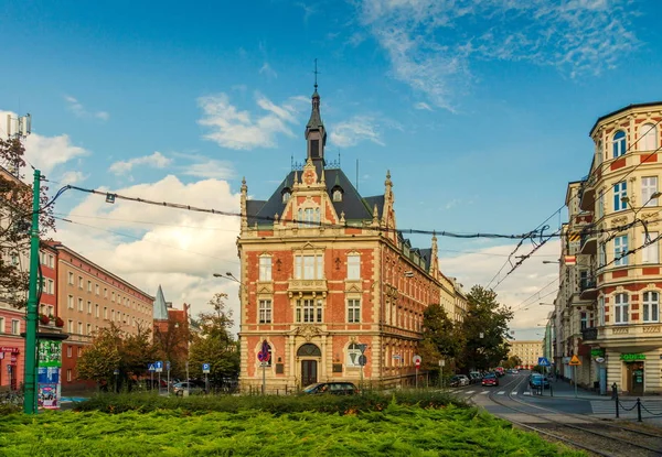 Poznan/Polen-29 oktober 2019: oude historische architectuur in de stad — Stockfoto