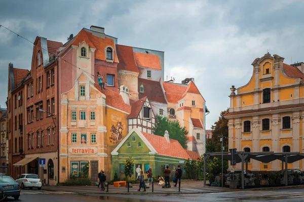 Architectuur Het Centrum Van Poznan Plaatsen Voor Toeristen Reizen Poznan — Stockfoto