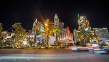 23 Haziran 2014, Las Vegas, Amerika Birleşik Devletleri - minyatür New York city adlı renkli Las Vegas Strip