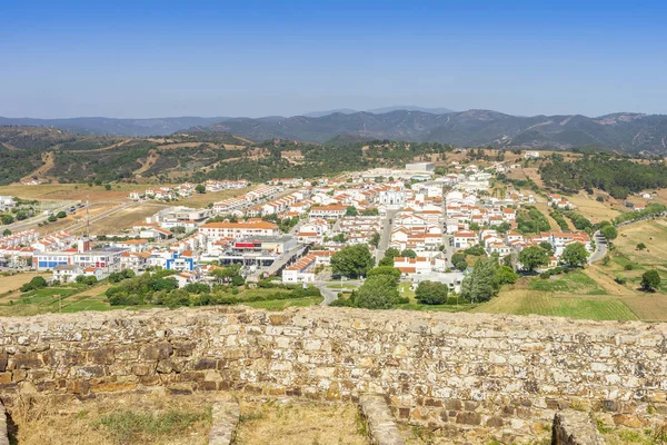 Charme Aljezur Avec Château Mauresque Premier Plan Algarve Portugal — Photo