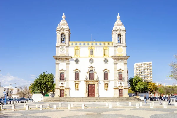 Catholic church in Faro, Algarve, Portugal — Stock Photo, Image