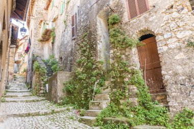 Orta Çağ kenti Artena, Lazio, İtalya