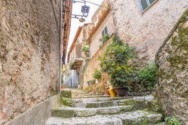 Orta Çağ kenti Artena, Lazio, İtalya