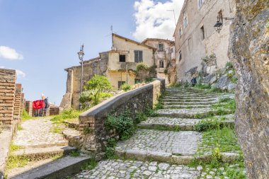 Orta Çağ kenti Artena, Lazio, İtalya