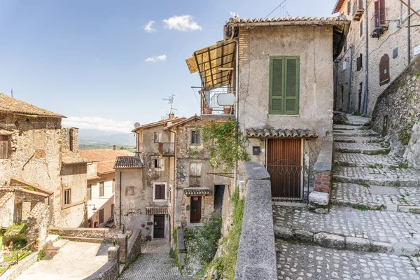 Mittelalterliche stadt artena, lazio, italien — Stockfoto