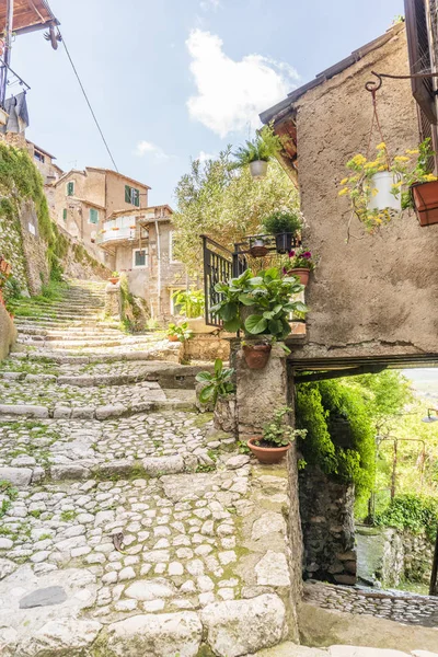 Mittelalterliche stadt artena, lazio, italien — Stockfoto