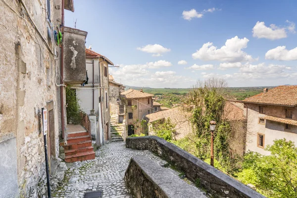 Cidade medieval de Artena, Lazio, Itália — Fotografia de Stock