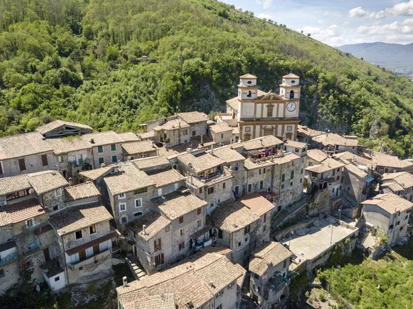 중세 마을 아르테나, 라치오, 이탈리아 — 스톡 사진