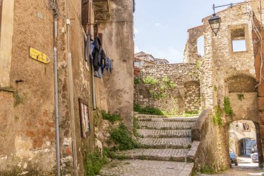 Orta Çağ kenti Artena, Lazio, İtalya