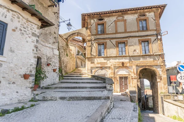 Mittelalterliche stadt artena, lazio, italien — Stockfoto