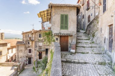 Orta Çağ kenti Artena, Lazio, İtalya