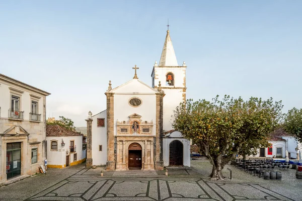 Iglesia Histórica Centro Ciudad Obidos Hermosa Portugal — Foto de Stock