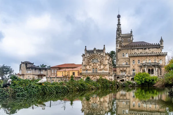 Luxury Palace Hotel Surrounded Beautiful Garden Mealhada Serra Bussaco Portugal — Stock Photo, Image