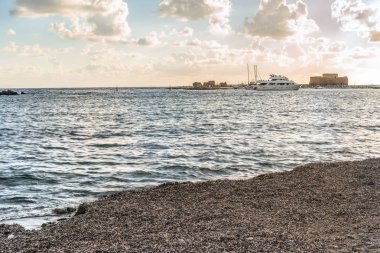 Paphos, Kıbrıs liman parçası.