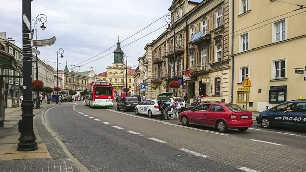 Люблин Польша Июля 2018 Года Фрагмент Красивого Польского Города Люблин — стоковое фото