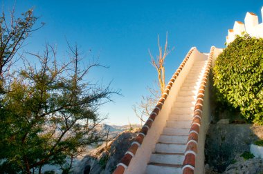 eski şehir merdivenlerde