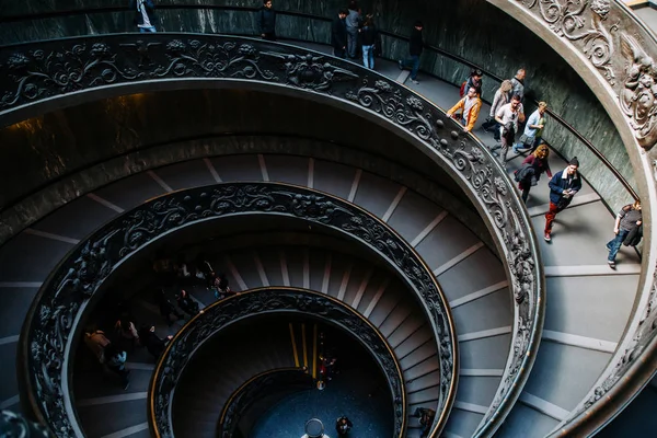 Vatican Rom Italien März 2015 Wendeltreppe Vatikanischen Museum — Stockfoto