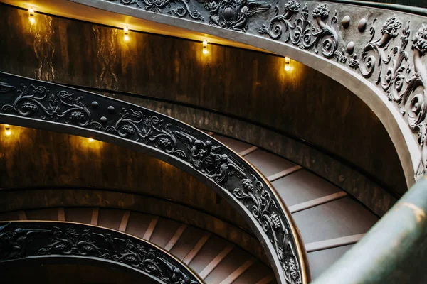 Vatican Rome Italy March 2015 Spiral Staircase Vatican Museum — Stock Photo, Image