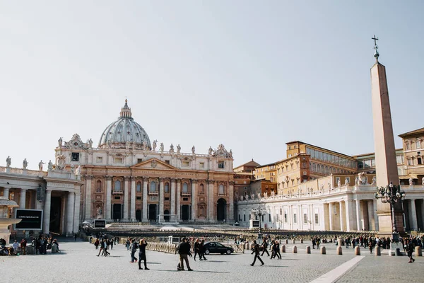 Vatican Rom Italien März 2015 Basilika Des Heiligen Peter Vatikan — Stockfoto