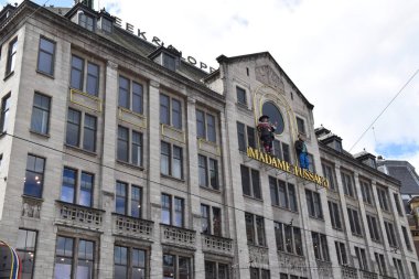 Madame Tussauds Barajı sokakta Amsterdam, Hollanda, Hollanda