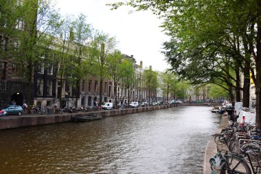 Amsterdam, Hollanda, Hollanda Grachtengordel'in-Batı alanda kanallar üzerinden tekne turu