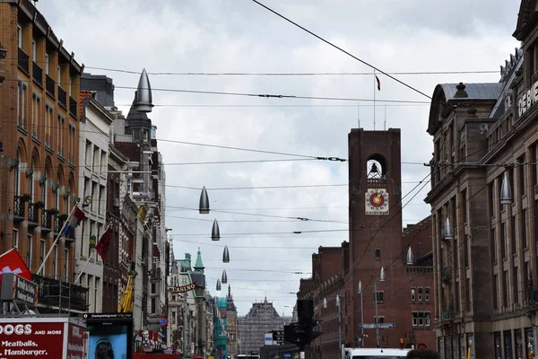 Torre Dell Orologio Del Beurs Van Berlage Amsterdam Olanda Paesi — Foto Stock