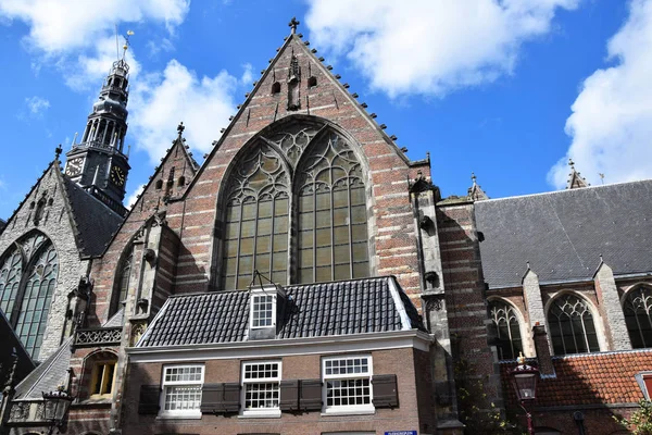 Oude Kerk Oudekerksplein Amsterdam Olanda Paesi Bassi — Foto Stock