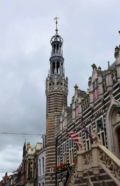 Historic Buildings Dutch Town Alkmaar City Its Famous Cheese Market — Stock Photo, Image