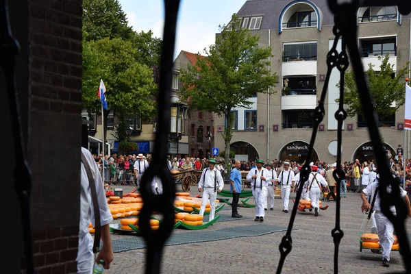 Alkmaar, Hollanda, Hollanda'da geleneksel peynir pazarı