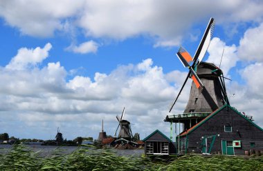 Zaandem, Hollanda, Hollanda 'daki Zaanse Schans Değirmenleri