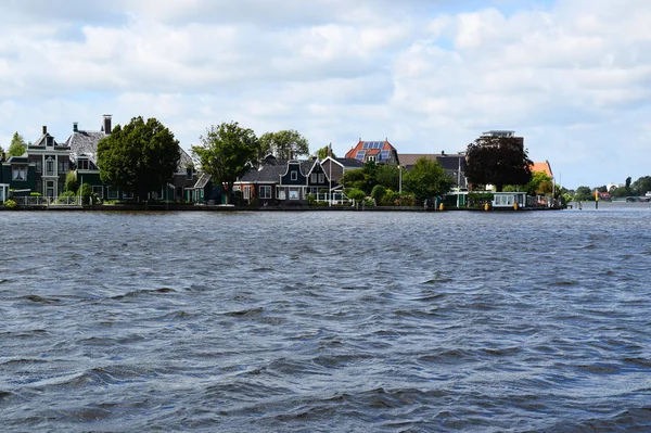 Wiatraki Zaanse Schans Zaandem Holandia — Zdjęcie stockowe