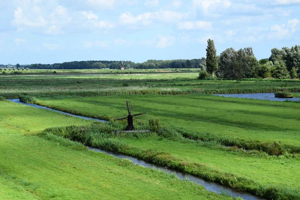 Windmühlen Von Zaanse Schans Zaandem Holland Den Niederlanden — Stockfoto