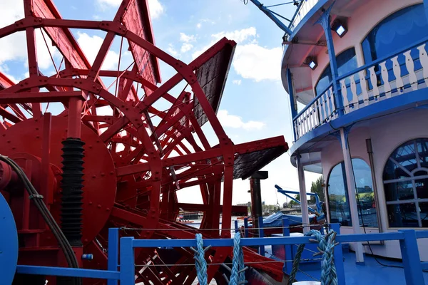 Steamer Stoomboot Hafengeburtstag Pauli Landungsbrücken — Stockfoto