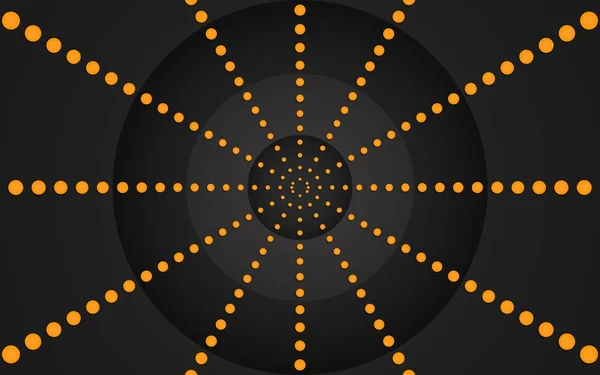 Dots Διάσταση Κυκλική Σύνθεση Πορτοκαλί Γκρι Χρωματιστό Φόντο Αφηρημένα Σημεία — Φωτογραφία Αρχείου