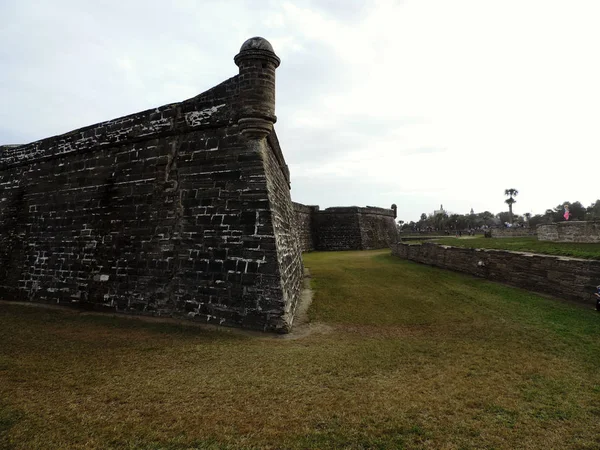 Castillo San Marcos Santo Agostinho Monumento Nacional Florida — Fotografia de Stock