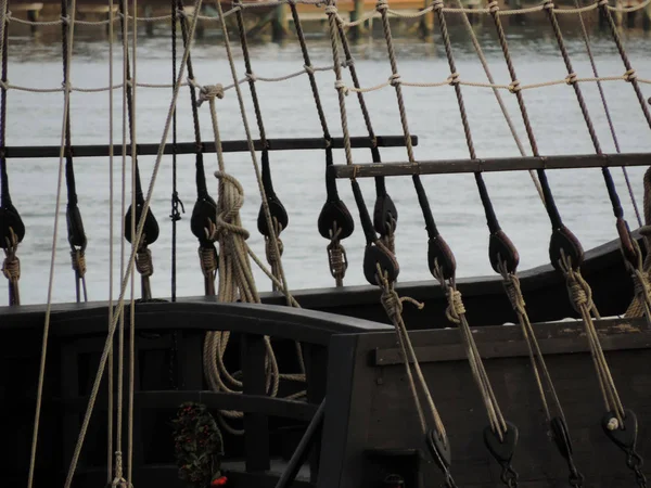 Barcos Vela Rio Matanzas Saint Augustine Flórida Eua — Fotografia de Stock