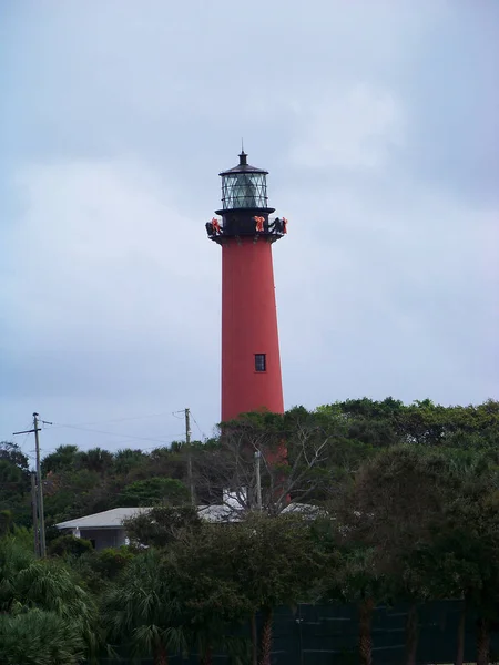 Faro Museo Della Ponce Leon Inlet — Foto Stock